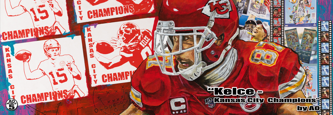 Kelce-Kansas City Champs by AO Top Banner