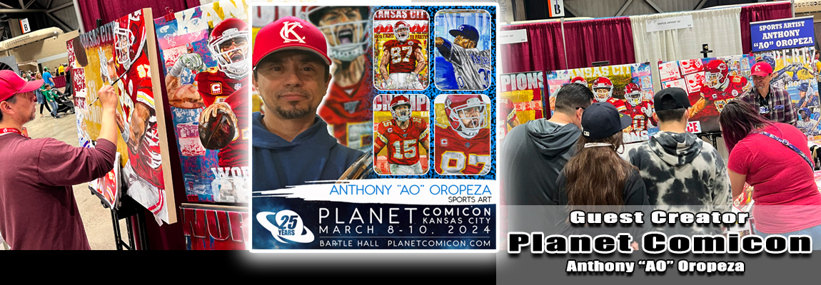 AO - Anthony Oropeza at 2024 Planet Comicon in Kansas City