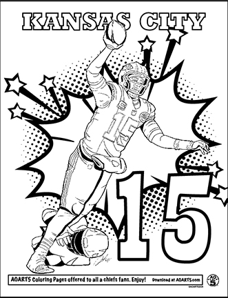 2025 AOART5 Mahomes Throwing Coloring Page